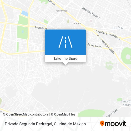 Privada Segunda Pedregal map