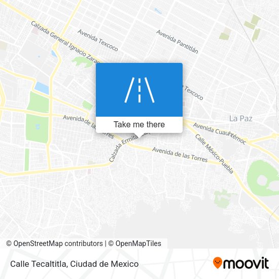 Calle Tecaltitla map