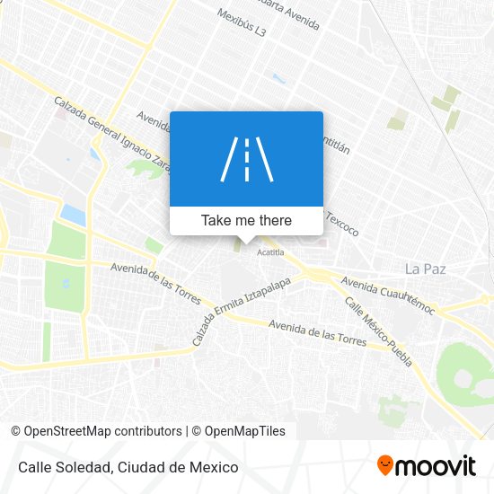 Mapa de Calle Soledad
