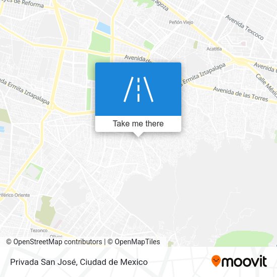Mapa de Privada San José