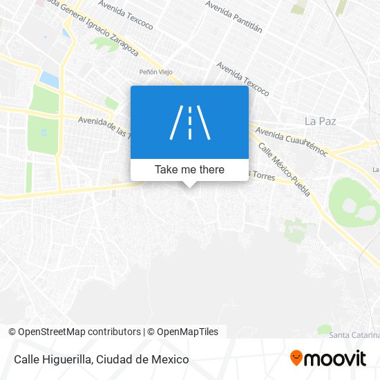 Mapa de Calle Higuerilla