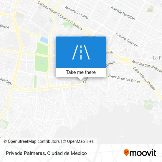 Mapa de Privada Palmeras