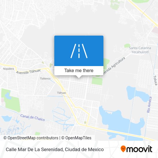 Mapa de Calle Mar De La Serenidad