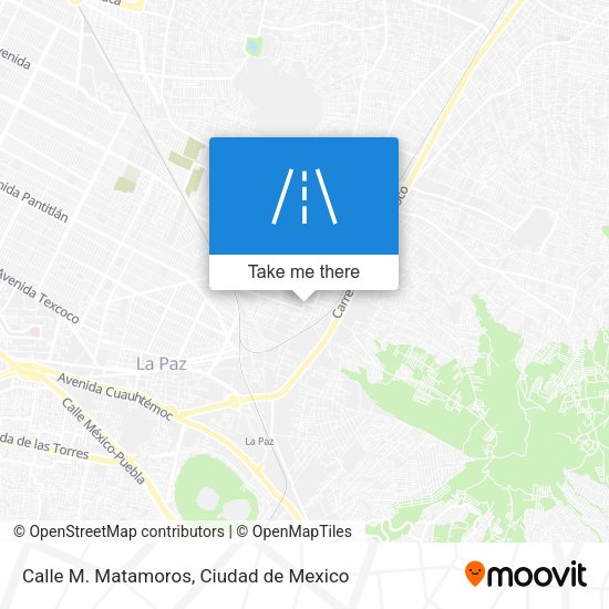 Calle M. Matamoros map