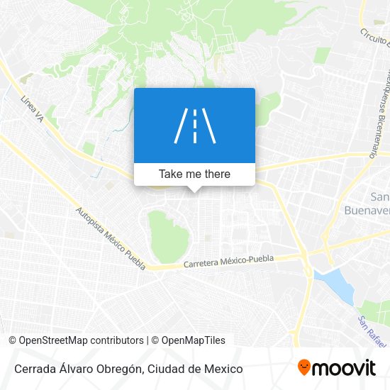 Cerrada Álvaro Obregón map