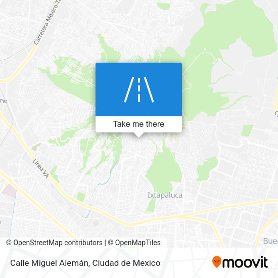 Calle Miguel Alemán map