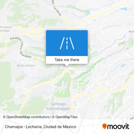 Mapa de Chamapa - Lechería