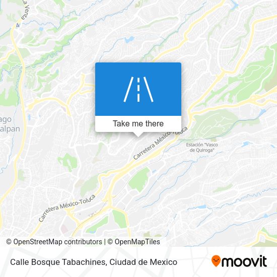 Calle Bosque Tabachines map