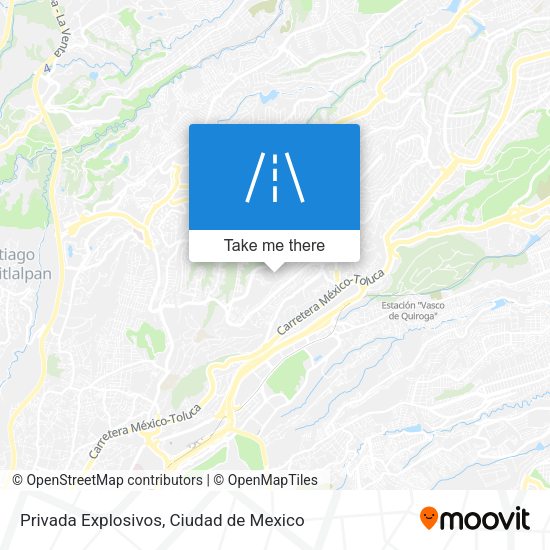 Mapa de Privada Explosivos