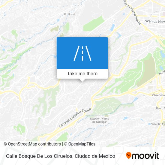 Calle Bosque De Los Ciruelos map