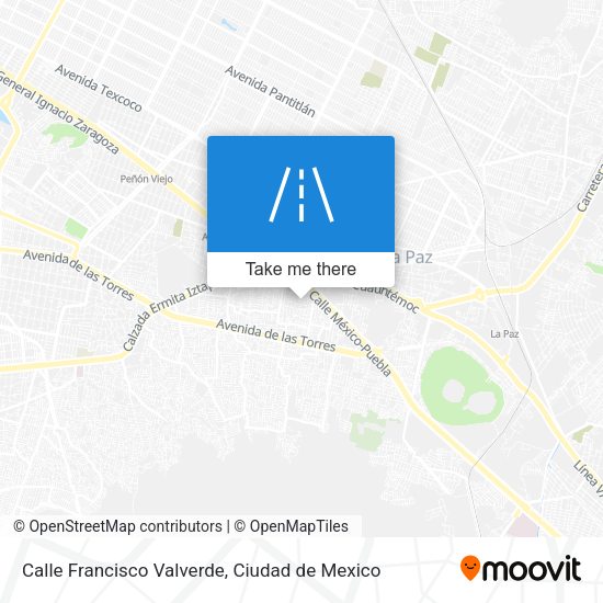 Calle Francisco Valverde map