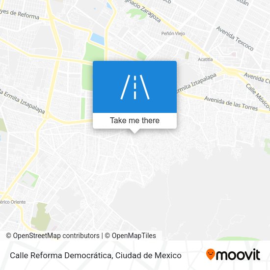 Mapa de Calle Reforma Democrática