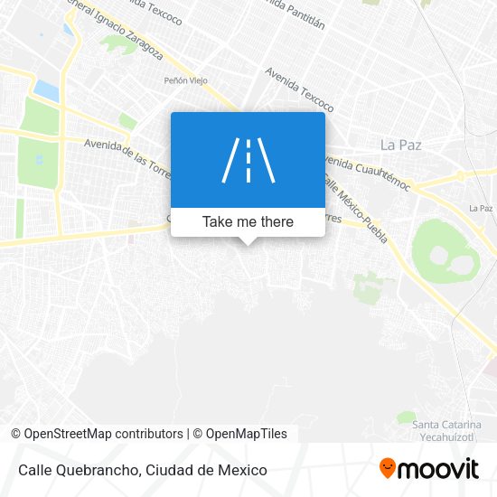 Mapa de Calle Quebrancho