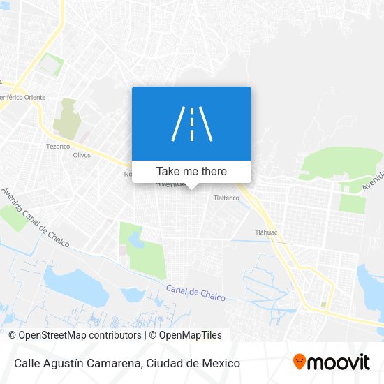 Mapa de Calle Agustín Camarena