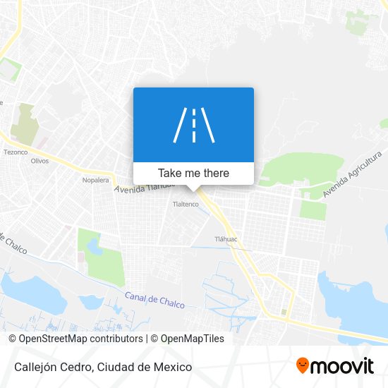 Callejón Cedro map