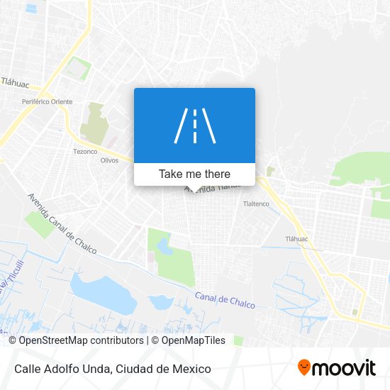 Mapa de Calle Adolfo Unda