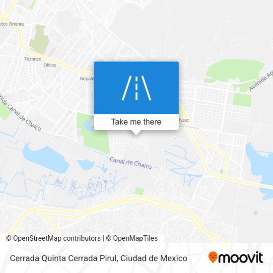 Mapa de Cerrada Quinta Cerrada Pirul