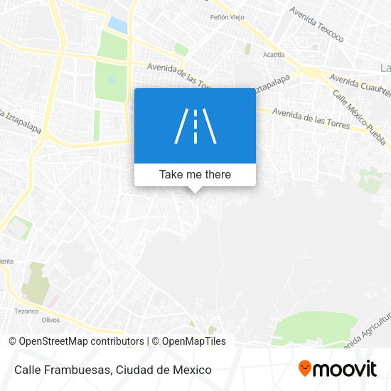 Calle Frambuesas map