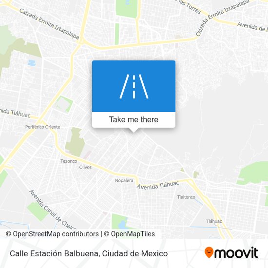 Calle Estación Balbuena map