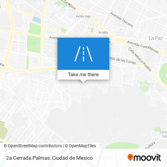 2a Cerrada Palmas map