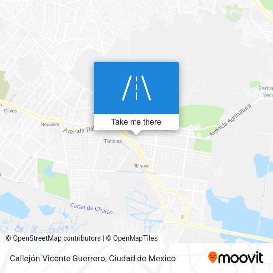 Mapa de Callejón Vicente Guerrero