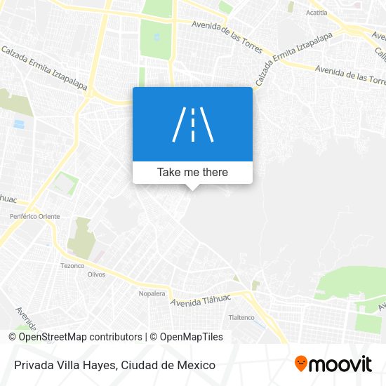 Mapa de Privada Villa Hayes