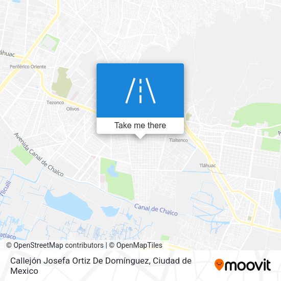 Callejón Josefa Ortiz De Domínguez map