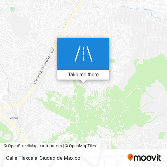 Mapa de Calle Tlaxcala
