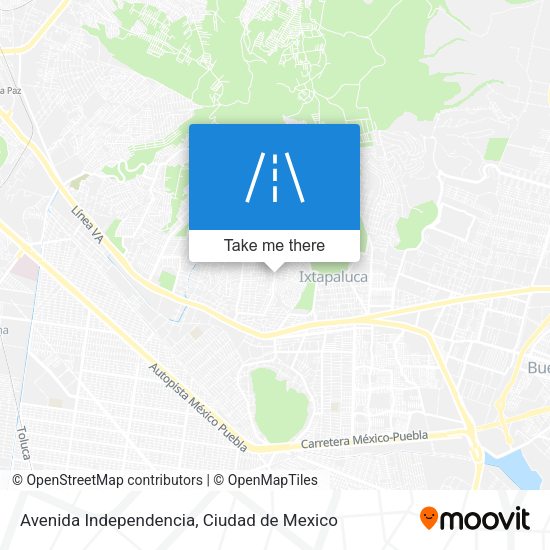 Mapa de Avenida Independencia