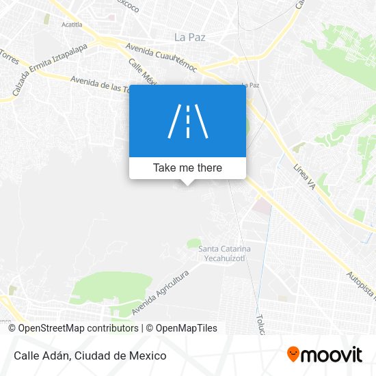 Calle Adán map
