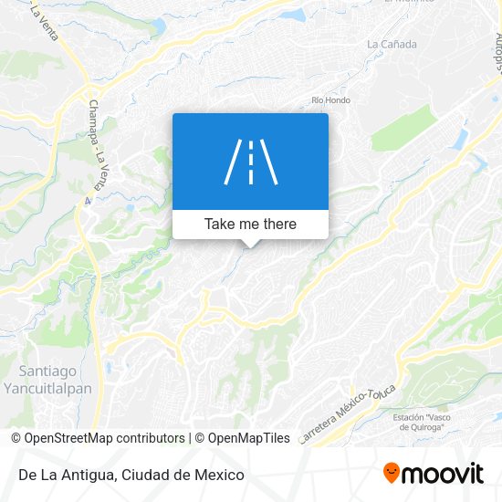 Mapa de De La Antigua