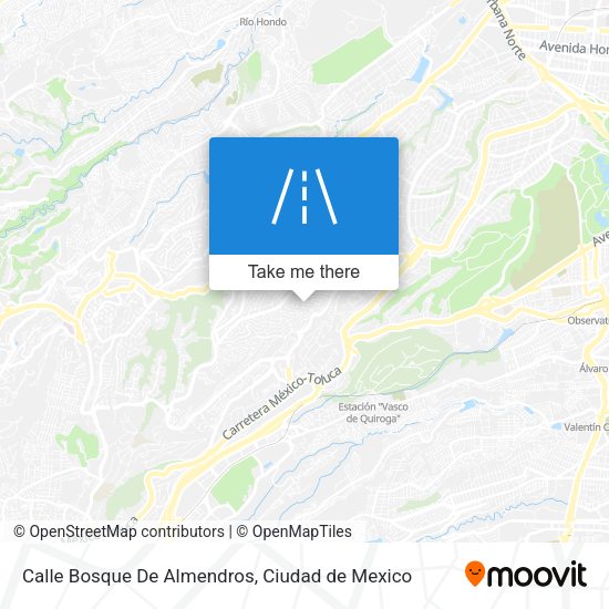 Mapa de Calle Bosque De Almendros