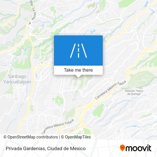 Privada Gardenias map