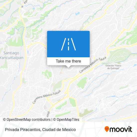 Privada Piracantos map