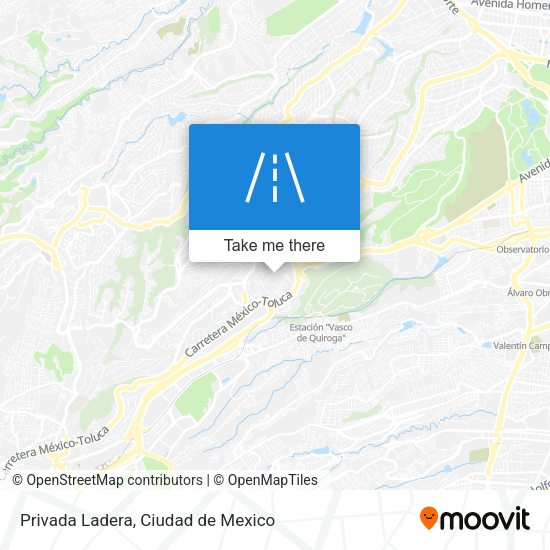 Mapa de Privada Ladera