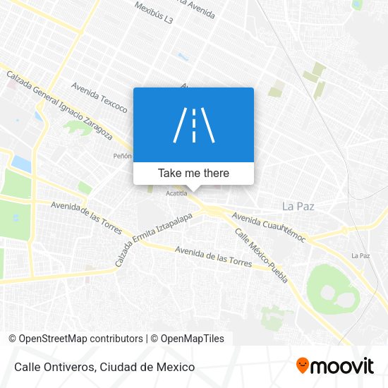 Mapa de Calle Ontiveros