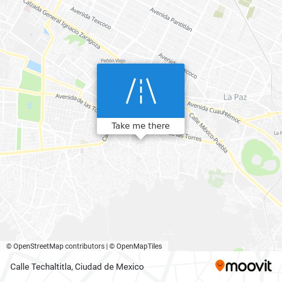 Mapa de Calle Techaltitla