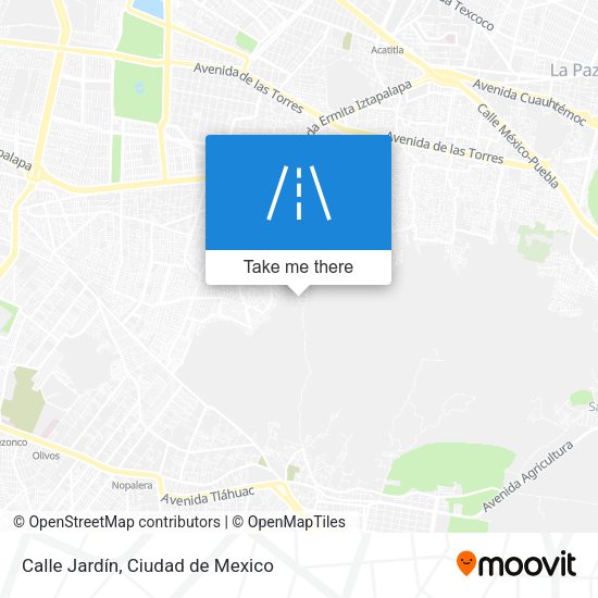 Calle Jardín map