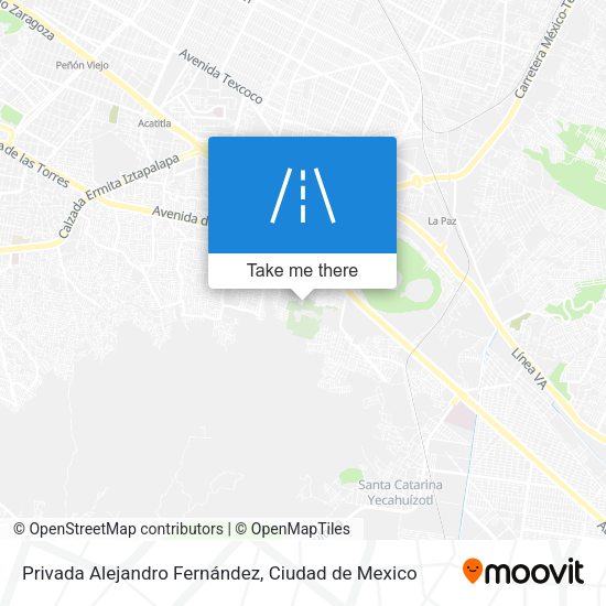 Mapa de Privada Alejandro Fernández