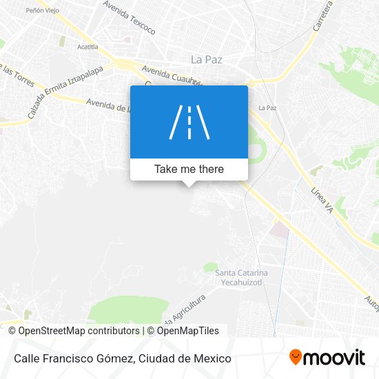 Mapa de Calle Francisco Gómez
