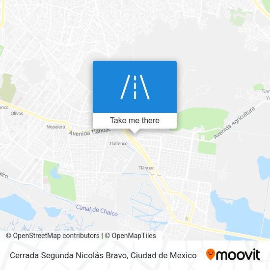Cerrada Segunda Nicolás Bravo map