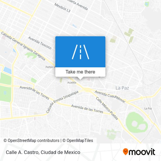 Mapa de Calle A. Castro