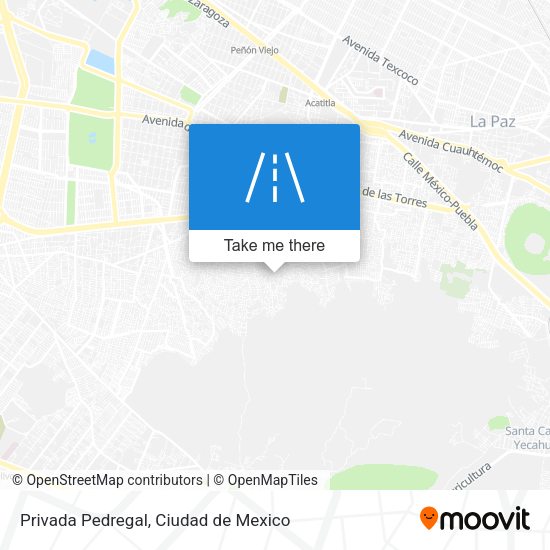 Mapa de Privada Pedregal