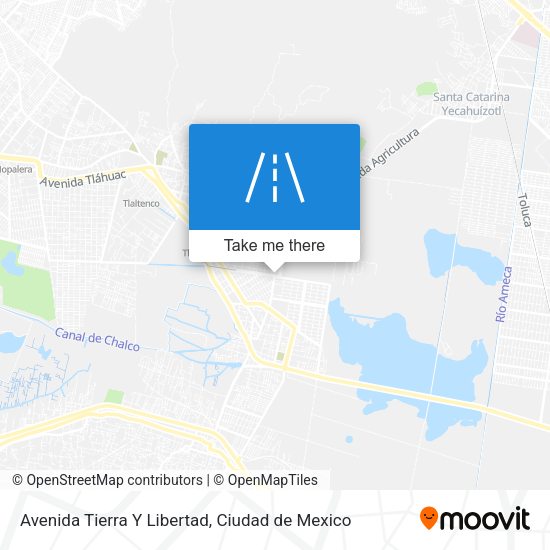 Mapa de Avenida Tierra Y Libertad
