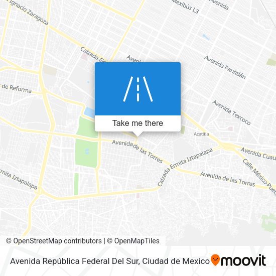 Mapa de Avenida República Federal Del Sur