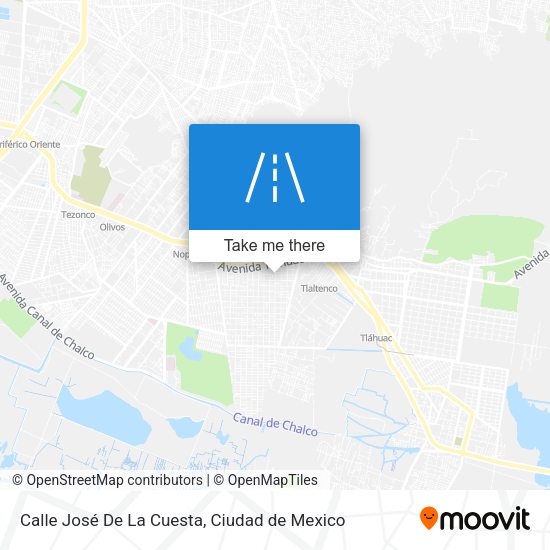 Calle José De La Cuesta map