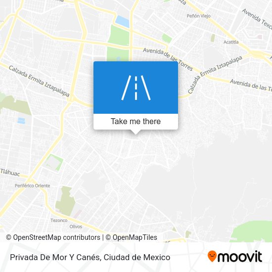 Privada De Mor Y Canés map