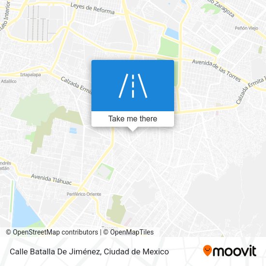 Mapa de Calle Batalla De Jiménez