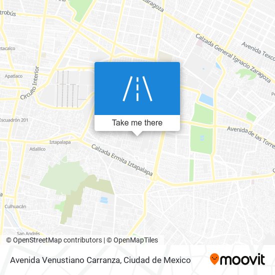 Avenida Venustiano Carranza map