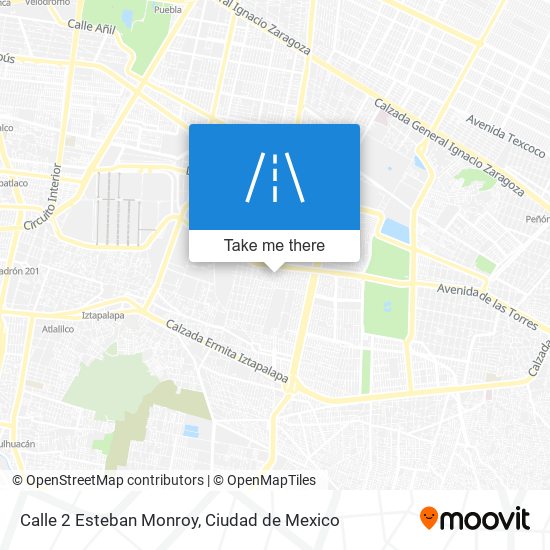 Calle 2 Esteban Monroy map